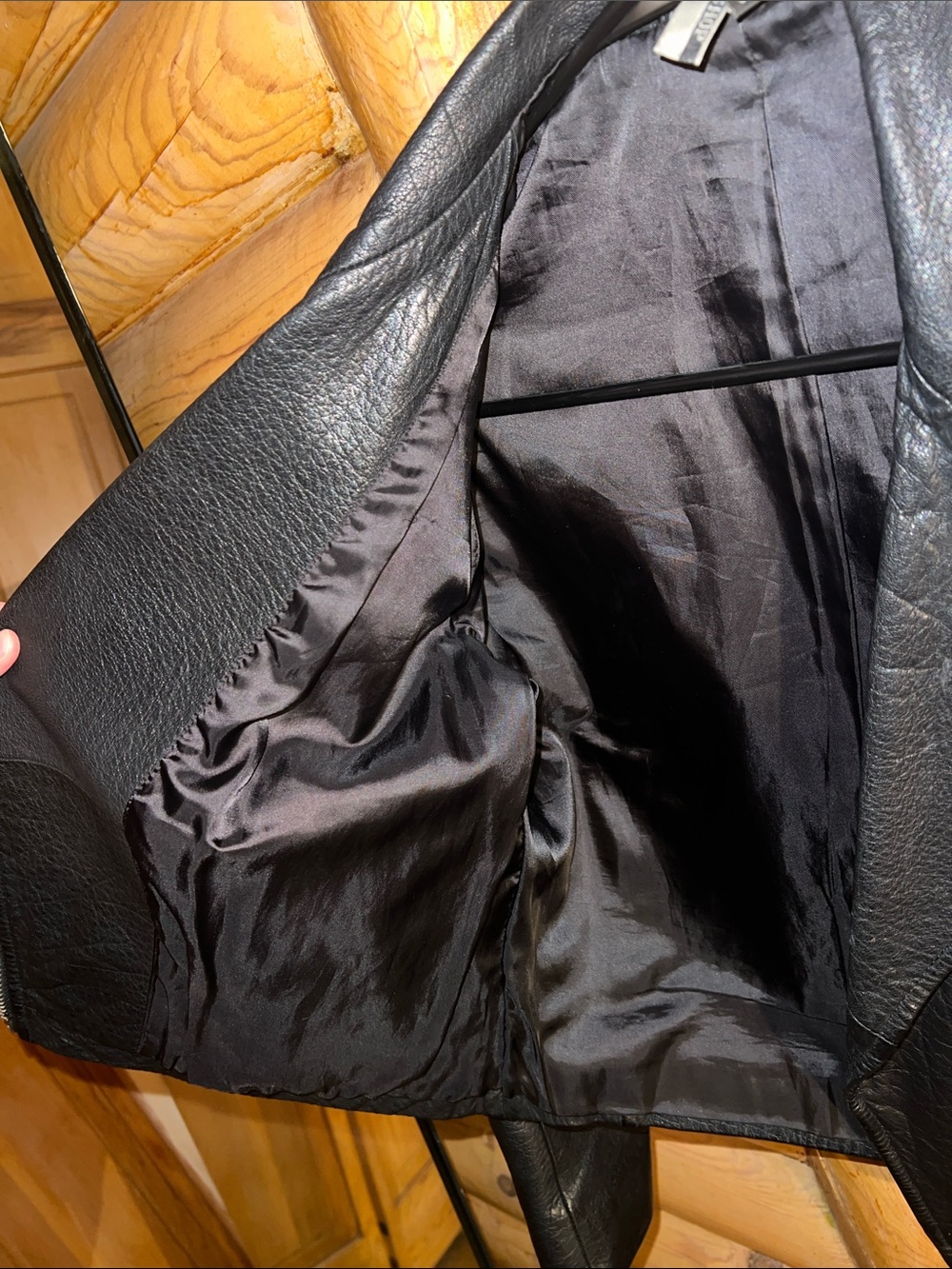 Topshop - Real Leather Jacket - Size US 6 - Picture 4 of 7